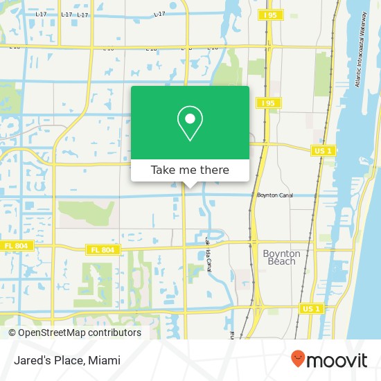 Mapa de Jared's Place