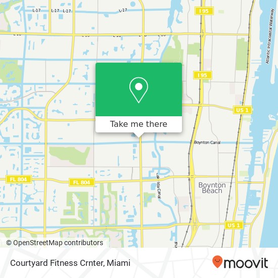 Mapa de Courtyard Fitness Crnter