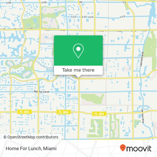 Home For Lunch map