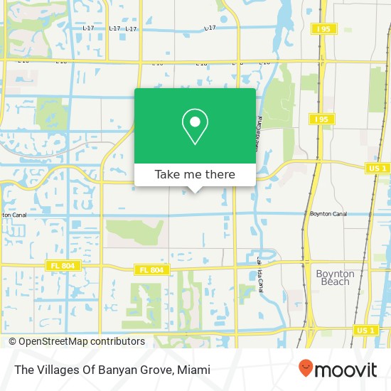 Mapa de The Villages Of Banyan Grove