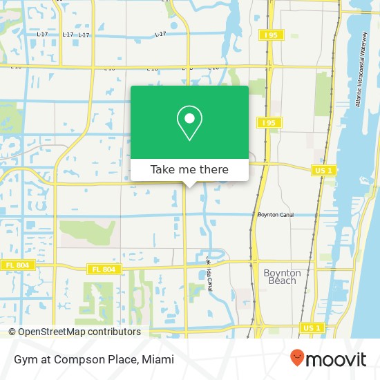 Mapa de Gym at Compson Place