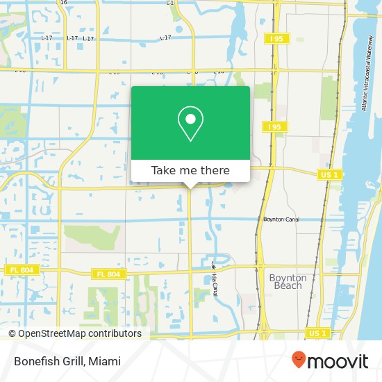 Bonefish Grill map