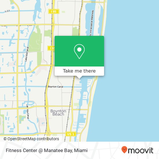 Fitness Center @ Manatee Bay map
