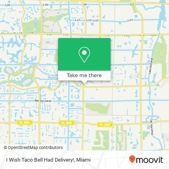 I Wish Taco Bell Had Delivery! map