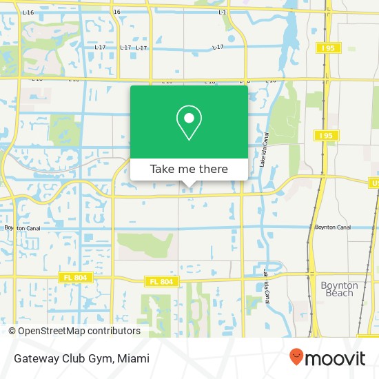 Gateway Club Gym map