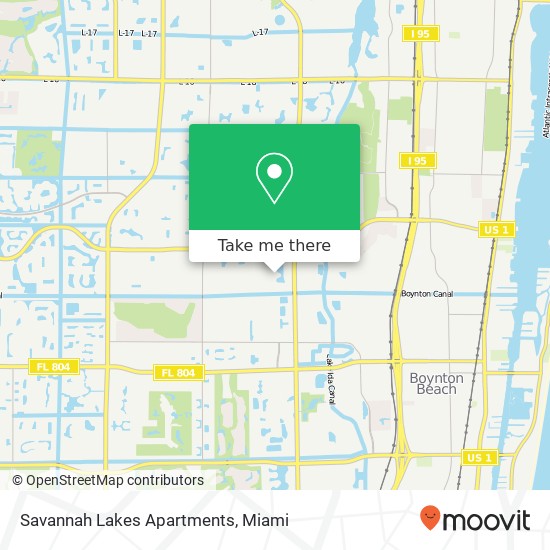 Mapa de Savannah Lakes Apartments