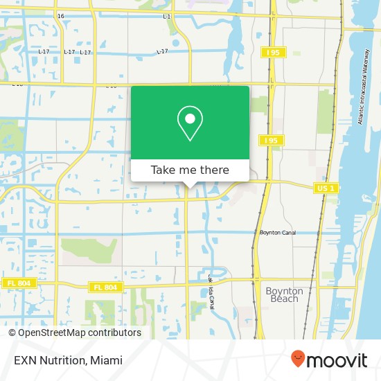 EXN Nutrition map