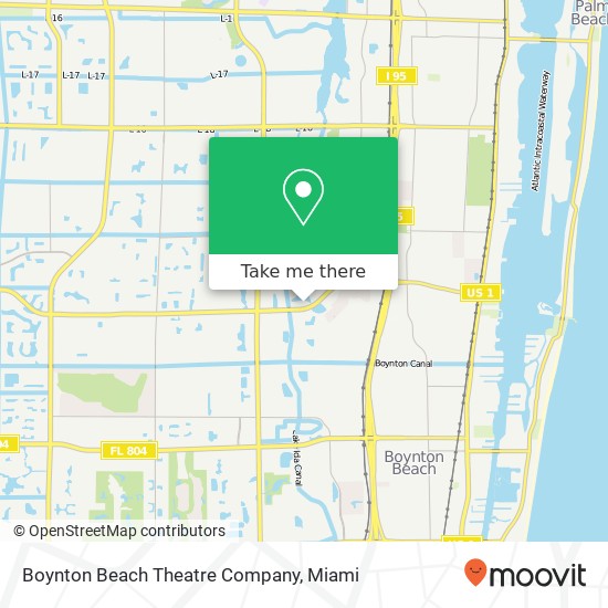 Boynton Beach Theatre Company map