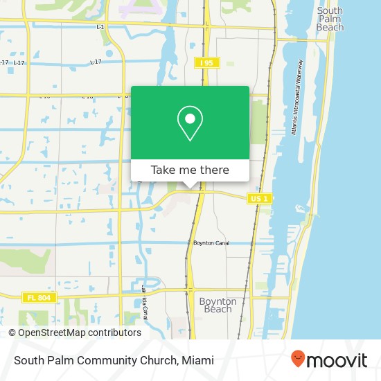 Mapa de South Palm Community Church