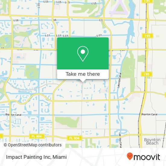 Mapa de Impact Painting Inc