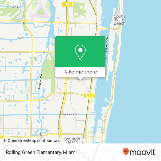 Rolling Green Elementary map