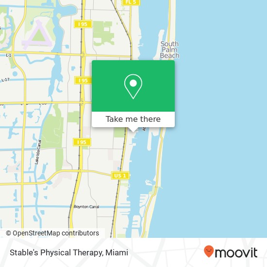 Stable's Physical Therapy map