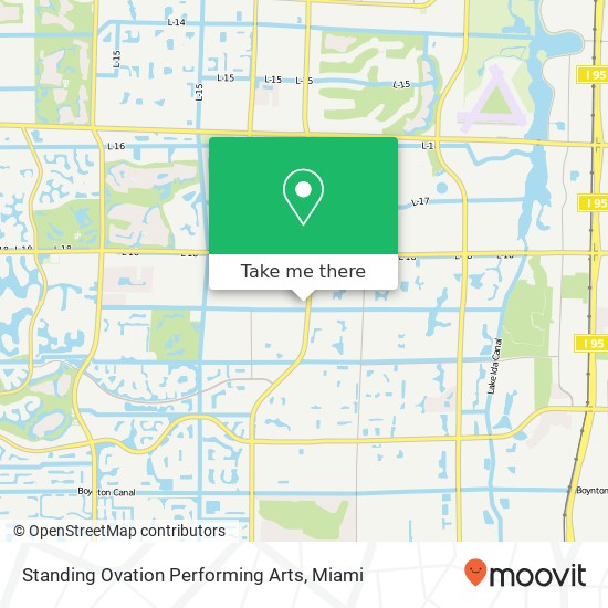 Standing Ovation Performing Arts map