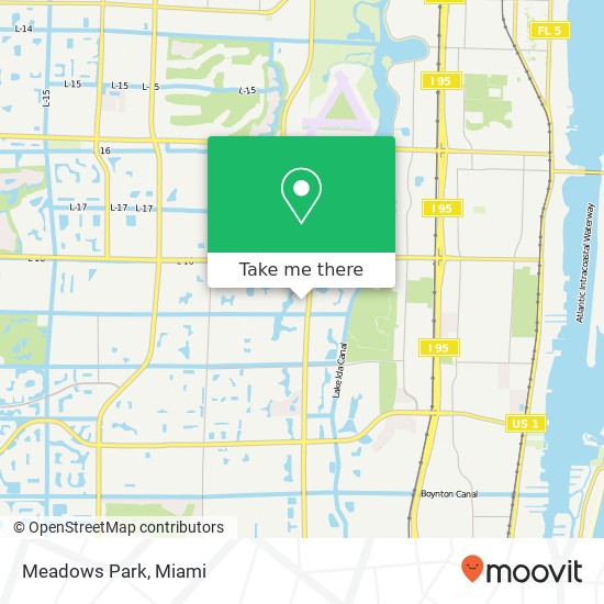Mapa de Meadows Park