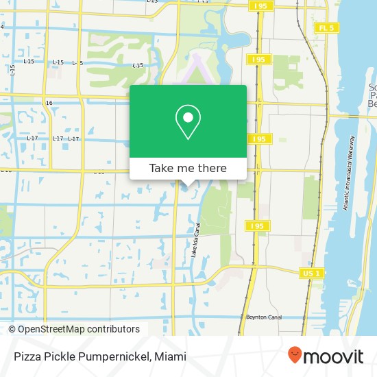 Pizza Pickle Pumpernickel map