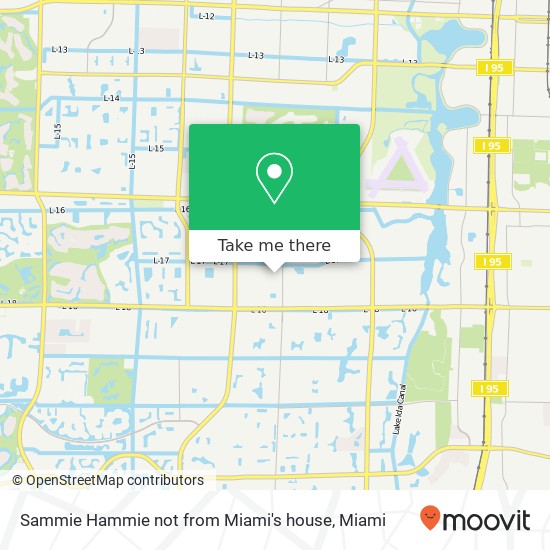 Sammie Hammie not from Miami's house map
