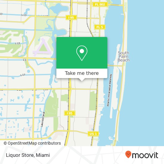 Liquor Store map