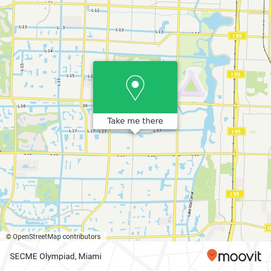 SECME Olympiad map