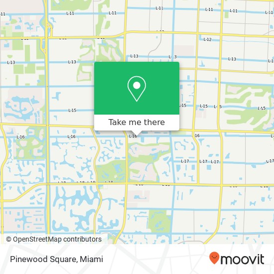 Pinewood Square map