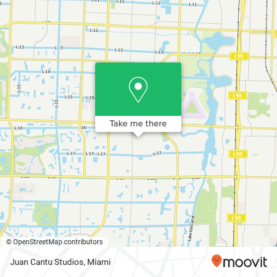 Juan Cantu Studios map