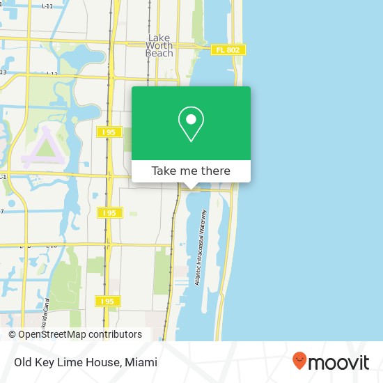 Old Key Lime House map