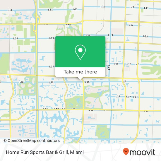 Home Run Sports Bar & Grill map