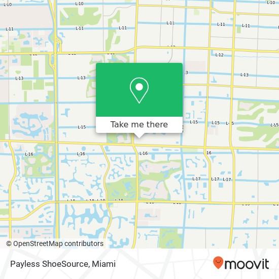 Payless ShoeSource map