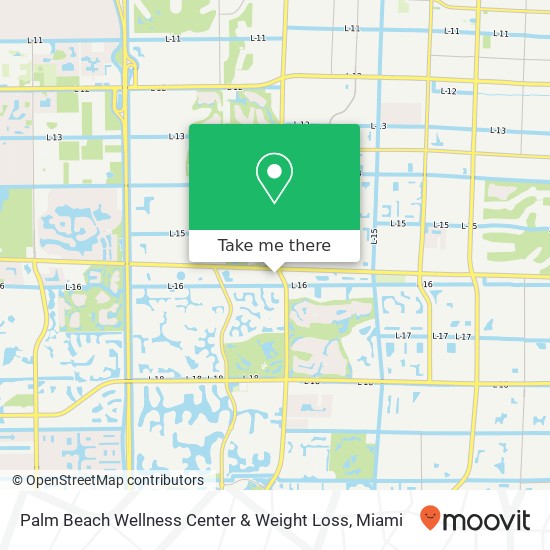 Mapa de Palm Beach Wellness Center & Weight Loss