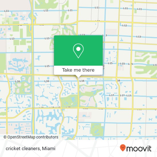 cricket cleaners map