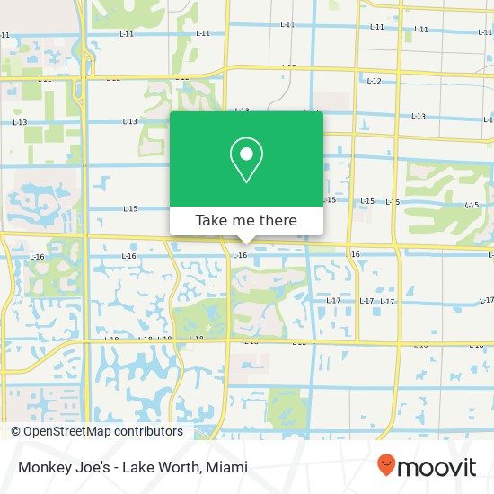 Monkey Joe's - Lake Worth map