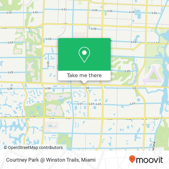 Courtney Park @ Winston Trails map