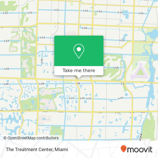 The Treatment Center map