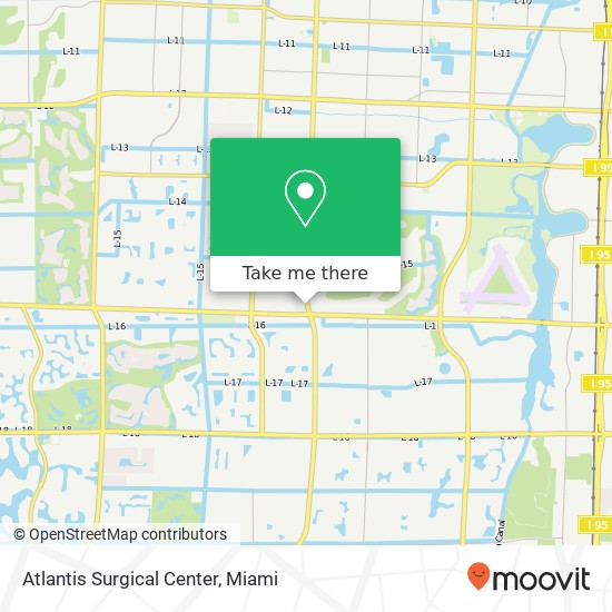 Mapa de Atlantis Surgical Center