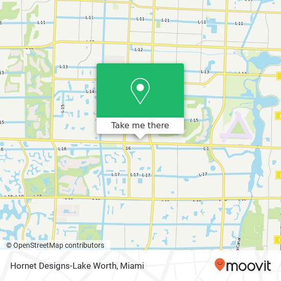 Hornet Designs-Lake Worth map
