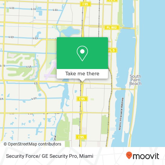 Mapa de Security Force/ GE Security Pro