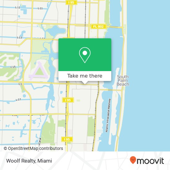 Mapa de Woolf Realty