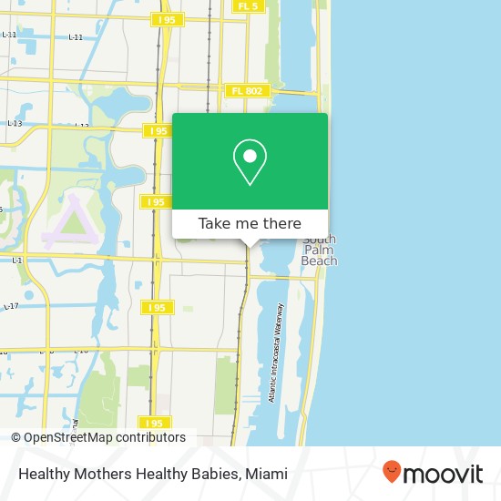 Healthy Mothers Healthy Babies map