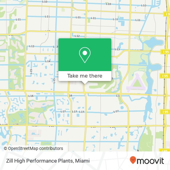 Mapa de Zill High Performance Plants