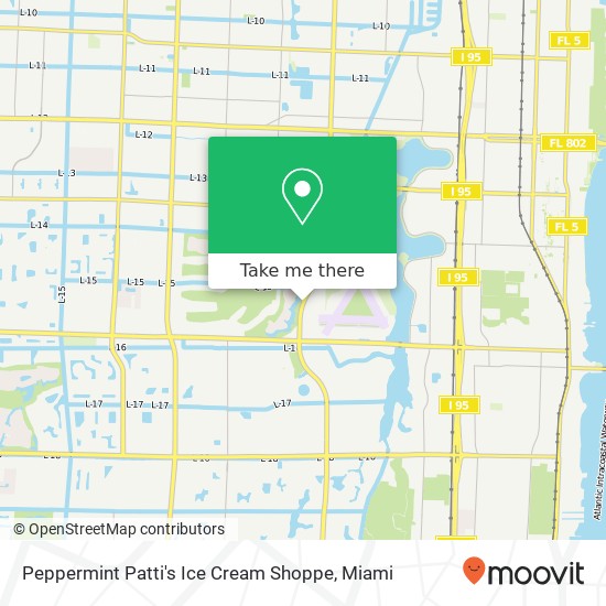 Mapa de Peppermint Patti's Ice Cream Shoppe