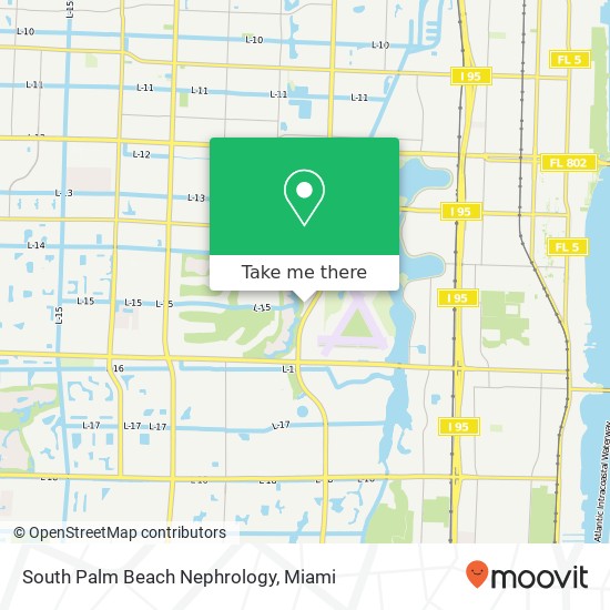 Mapa de South Palm Beach Nephrology