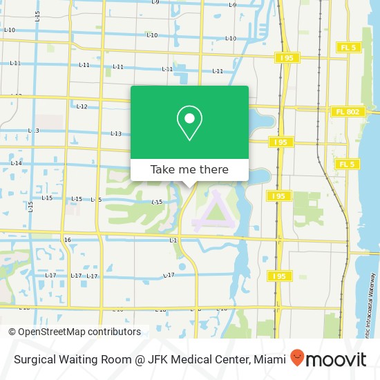 Mapa de Surgical Waiting Room @ JFK Medical Center