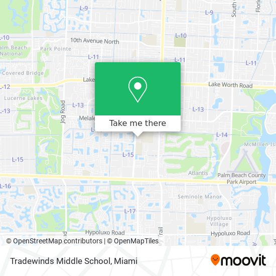 Tradewinds Middle School map