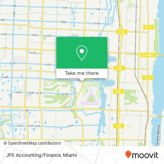 JFK Accounting/Finance map