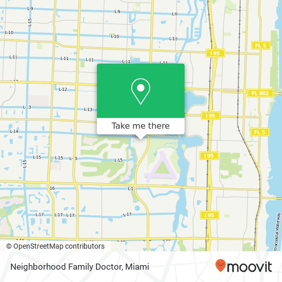 Neighborhood Family Doctor map