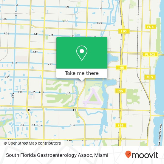 South Florida Gastroenterology Assoc map