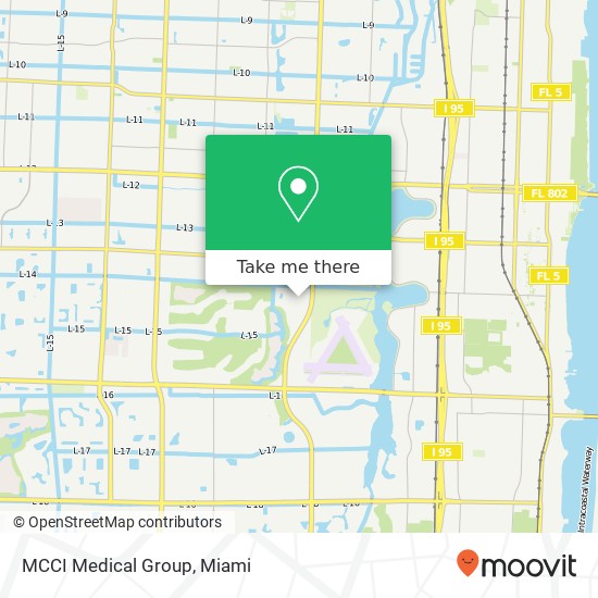 Mapa de MCCI Medical Group