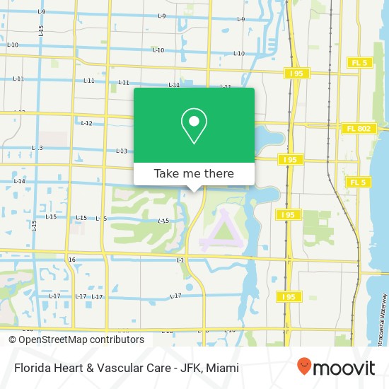 Florida Heart & Vascular Care - JFK map