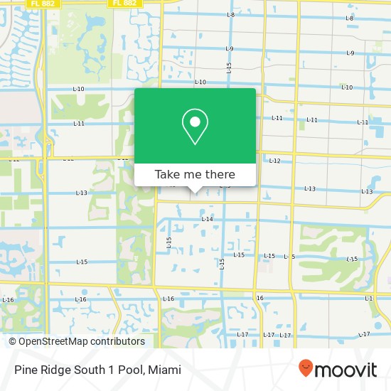 Pine Ridge South 1 Pool map