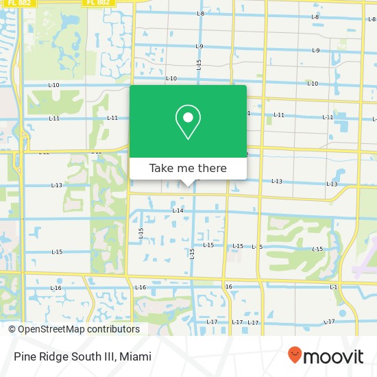 Pine Ridge South III map