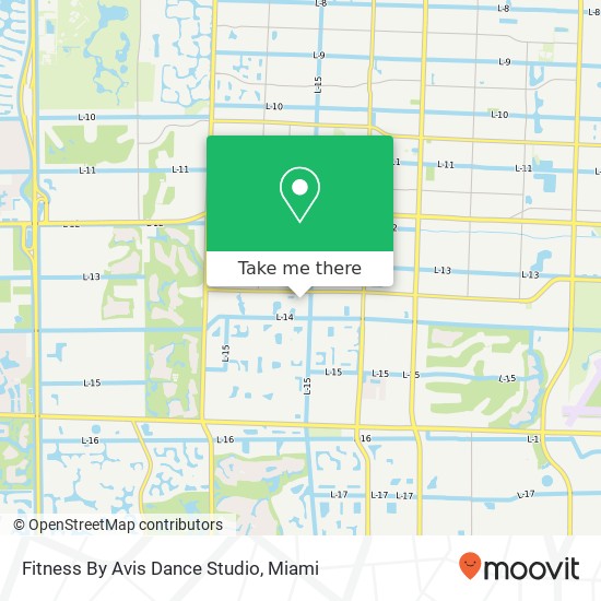 Mapa de Fitness By Avis Dance Studio